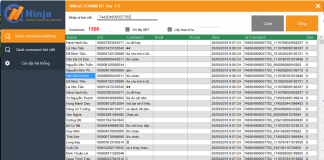 Phần mềm quản lý comment