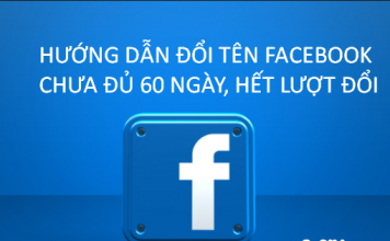 Đổi tên facebook cá nhân