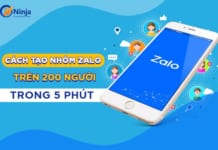 Cách tạo nhóm zalo trên 200 người