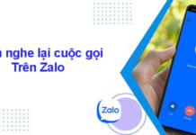 Cách nghe lại cuộc gọi trên zalo