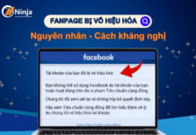 Cách khắc phục fanpage bị vô hiệu hóa