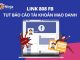 Link 808 fb - Báp cáo tài khoản giả mạo trên Facebook thành công