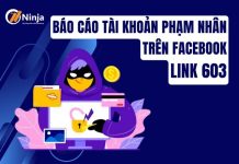 Link 603 facebook - Link báo cáo tài khoản phạm nhân thành công