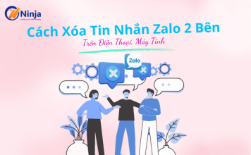 Xoá tin nhắn Zalo 2 bên